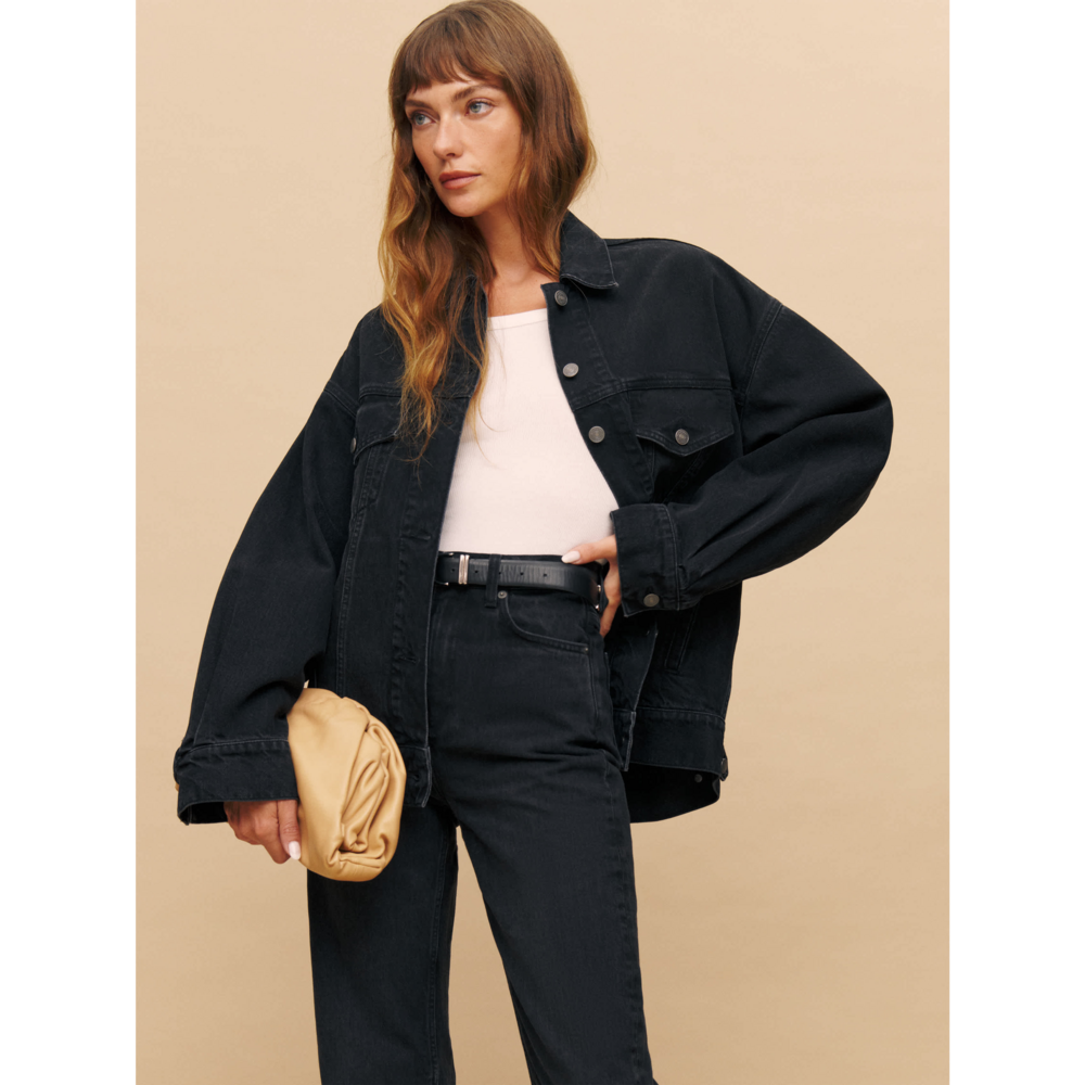 Reformation Brooks Oversized Denim Jacket